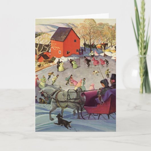 ヴィンテージクリスマスラブ&ロマンスリー シーズンカード (正面)