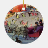 ヴィンテージクリスマスラブ&ロマンスリー セラミックオーナメント (裏面)