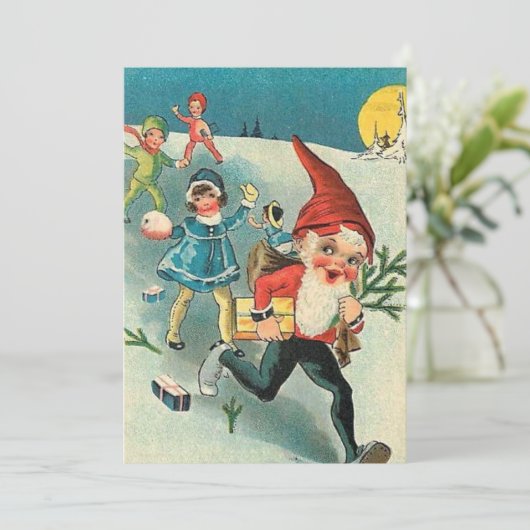 ヴィンテージクリスマスランニング格言ズfrom Kids シーズンカード (スタンド正面)