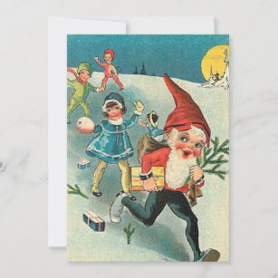 ヴィンテージクリスマスランニング格言ズfrom Kids シーズンカード