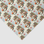 ヴィンテージクリスマスリスティッシュペーパー 薄葉紙 (詳細)