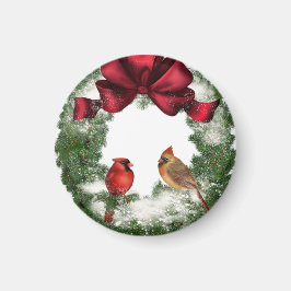 ヴィンテージクリスマスリースギフト/パーティー好意マグネット マグネット
