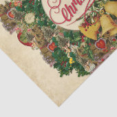 ヴィンテージクリスマスリース（メリークリスマス） 薄葉紙 (詳細)
