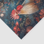 ヴィンテージクリスマスルースターデクページ 薄葉紙 (詳細)