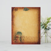 ヴィンテージクリスマスレター紙 (スタンド正面)