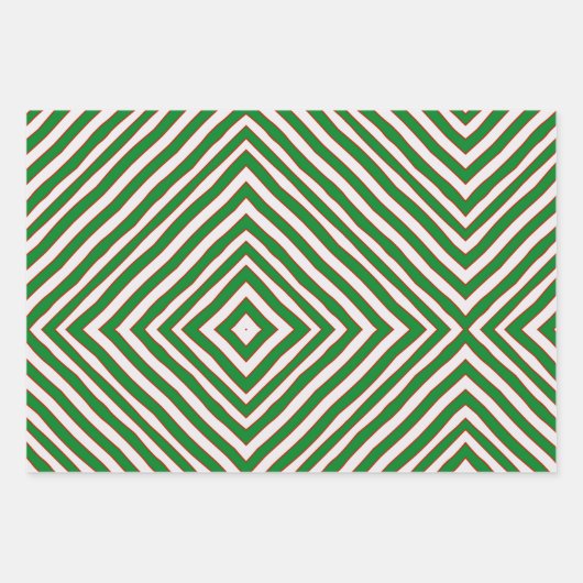 ヴィンテージクリスマスレッドソックスグリッターガールモノグラム ラッピングペーパーシート (正面3)