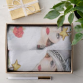 ヴィンテージクリスマスレディースデコップページ 薄葉紙 (ギフト)