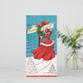 ヴィンテージクリスマスレディ シーズンカード (スタンド正面)