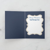 ヴィンテージクリスマスレトロトインデナー追加メッセージカード シーズンカード (内部)