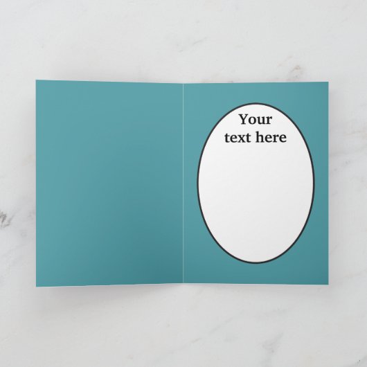 ヴィンテージクリスマスレトロランプのカスタマイズ可能カード シーズンカード (内部)