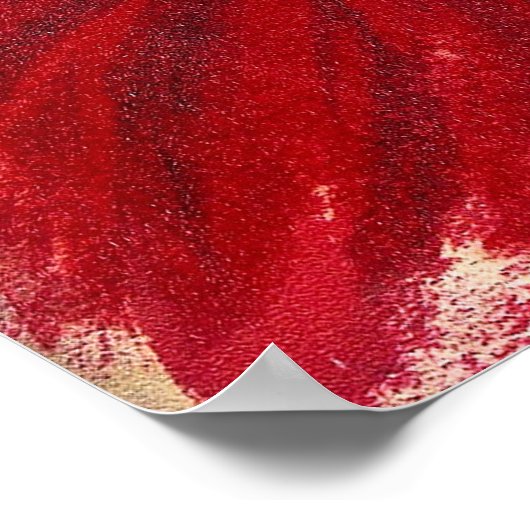 ヴィンテージクリスマスレトロレディーホリデーポスター ポスター (角)