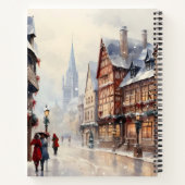 ヴィンテージクリスマスヴィレッジ通りホリデイ ノートブック (裏面)