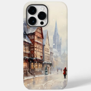 ヴィンテージクリスマスヴィレッジ通りホリデイ Case-Mate iPhone 14 PRO MAXケース
