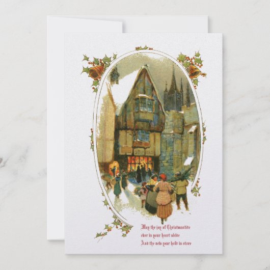 ヴィンテージクリスマスヴィレッジ シーズンカード (正面)