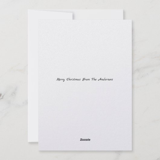 ヴィンテージクリスマスヴィレッジ シーズンカード (裏面)