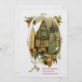 ヴィンテージクリスマスヴィレッジ シーズンカード (正面/裏面)