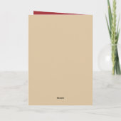 ヴィンテージクリスマス中世キリスト教クロスアート カード (裏面)