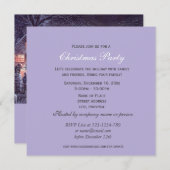 ヴィンテージクリスマス写真パーティー 招待状 (正面/裏面)