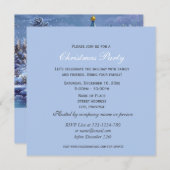 ヴィンテージクリスマス写真パーティー 招待状 (正面/裏面)