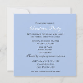ヴィンテージクリスマス写真パーティー 招待状