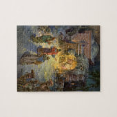 ヴィンテージクリスマス出生とVisiting Magi ジグソーパズル (横)