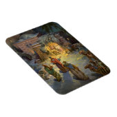 ヴィンテージクリスマス出生とVisiting Magi マグネット (右側)