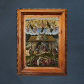 ヴィンテージクリスマス出生シーンサンドロボッティチェリ ポスター