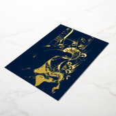 ヴィンテージクリスマス出生バイエマ・シュランゲンハウゼン 箔シーズンカード (回転した状態)