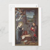 ヴィンテージクリスマス出生 シーズンポストカード (正面/裏面)