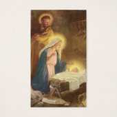 ヴィンテージクリスマス出生,マリヨセフベビーイエス (正面)