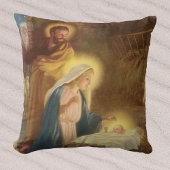 ヴィンテージクリスマス出生，マリヨセフベビーイエス クッション