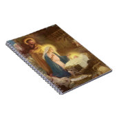 ヴィンテージクリスマス出生,マリヨセフベビーイエス ノートブック (右側)