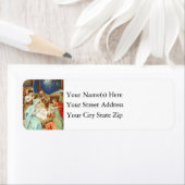 ヴィンテージクリスマス出生 ラベル (インサイチュ)