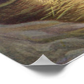 ヴィンテージクリスマス出生、3羊飼いとイエス ポスター (角)