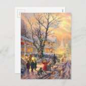 ヴィンテージクリスマス地区 シーズンポストカード (正面/裏面)