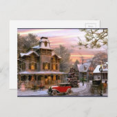 ヴィンテージクリスマス地区 シーズンポストカード (正面/裏面)