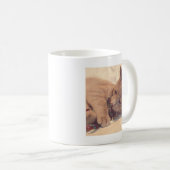 ヴィンテージクリスマス子猫 コーヒーマグカップ (正面右)