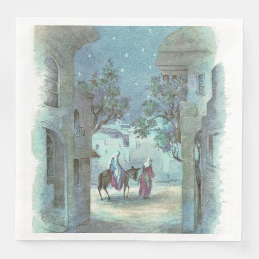 ヴィンテージクリスマス宗教的なシーンパーティー (正面)