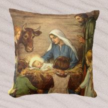 ヴィンテージクリスマス宗教的出生wベビーイエス