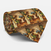 ヴィンテージクリスマス宗教的出生wベビーイエス ネクタイ (ロール)