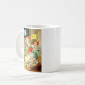 ヴィンテージクリスマス小人 コーヒーマグカップ (正面左)