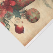 ヴィンテージクリスマス小妖精や小人&花模様デクページ 薄葉紙 (詳細)