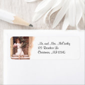 ヴィンテージクリスマス差出人住所ラベル ラベル (インサイチュ)