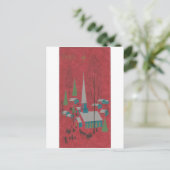 ヴィンテージクリスマス平和 シーズンポストカード (スタンド正面)