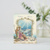 ヴィンテージクリスマス恵み シーズンポストカード (スタンド正面)