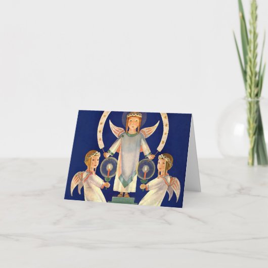 ヴィンテージクリスマス感謝 サンキューカード (正面)