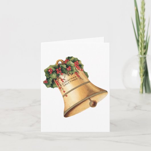 ヴィンテージクリスマス感謝 サンキューカード (正面)