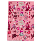 ヴィンテージクリスマス抱き枕 ミディアムペーパーバッグ (裏面)