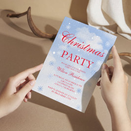 ヴィンテージクリスマス招待状 招待状
