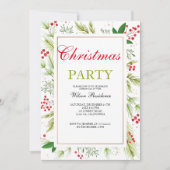 ヴィンテージクリスマス招待状 招待状 (正面)
